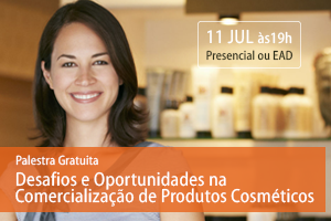 Palestra: Desafios e Oportunidades na Comercialização de Produtos Cosméticos