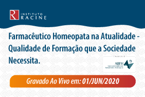 Diálogo: Farmacêutico Homeopata na Atualidade - Qualidade de Formação que a Sociedade Necessita