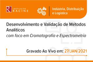 Palestra: Desenvolvimento e Validação de Métodos Analíticos  com foco em Cromatografia e Espectrometria